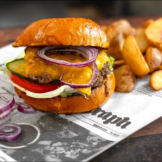 2х ЧийзБРГР с картофки + 2х Fanta или Sprite 330мл кен