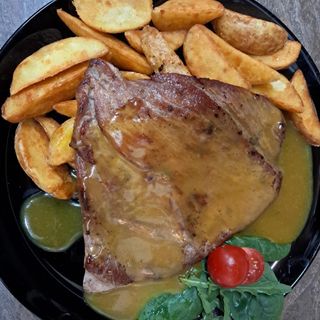 Свинско бонфиле с медено горчичен сос (450г)