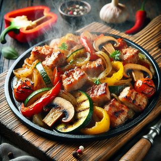 Комбиниран сач с три вида месо (700гр)