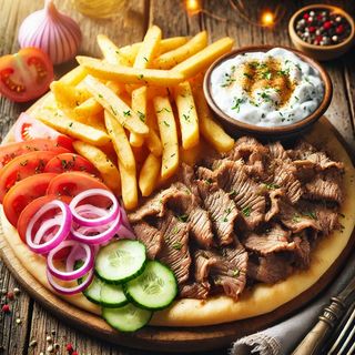 Телешка Гирос Порция (500гр)