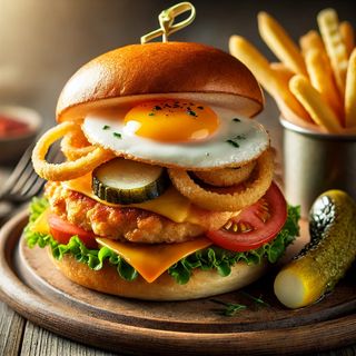 Пилешки Бургер (500гр)