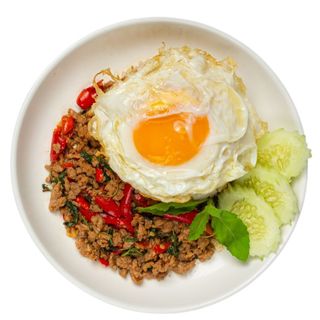  Padkaphoa  **Basil with Mince Pork**  