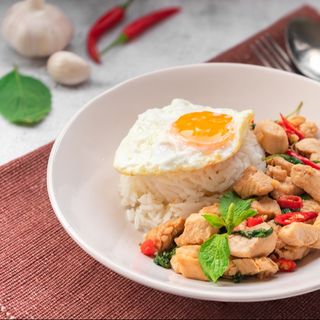 Padkaphoa ** Basil with Chicken** 