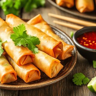 Veggies Spring Rolls *NO MEAT