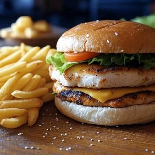 Пилешки BBQ бургер