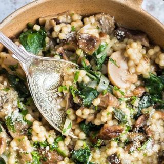 Ризото със спанак и гъби (350 гр.)