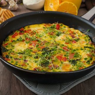 ФРИТАТА СЪС ЗЕЛЕНЧУЦИ