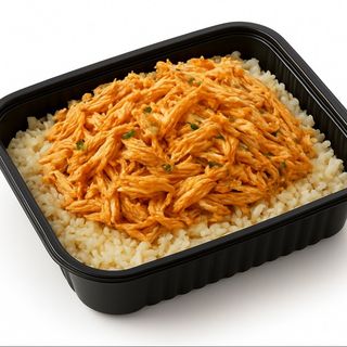 Бокс с пилешко дърпано 500гр.