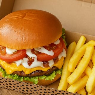 Бургер с телешко кюфте