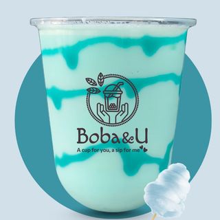 Млечен шейк Захарен памук