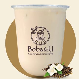 Жасминов млечен чай