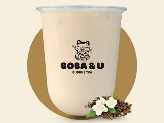 Жасминов млечен чай