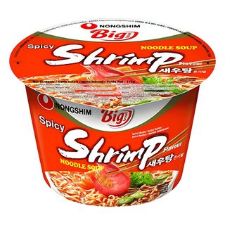 Рамен скариди в голяма купа Nongshim 112г