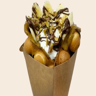 Бъбъл гофрета пистачио