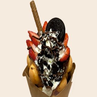 Бъбъл гофрета Орео-Ягода