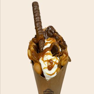 Бъбъл гофрета Карамел