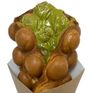 Бъбъл гофрета с крем от шамфъстък