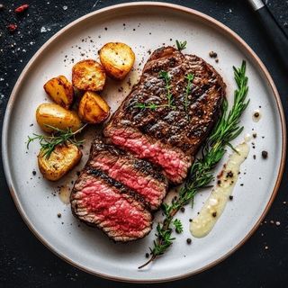 Телешки рибай стек