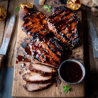 Глазиран свински врат