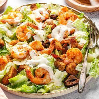 Салата Цезар със скариди