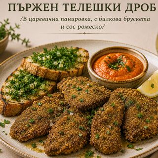 ПЪРЖЕН ТЕЛЕШКИ ДРОБ