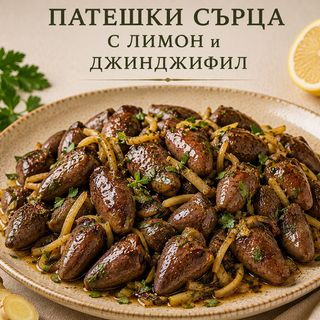 Патешки сърца с лимон