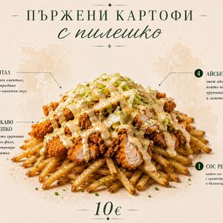 С пилешко месо
