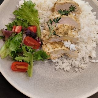 Мариновано пиле с басмати ориз