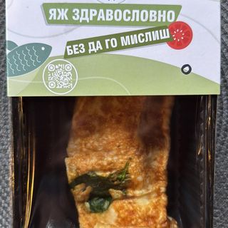 Омлет с котидж пиле и сушен домат