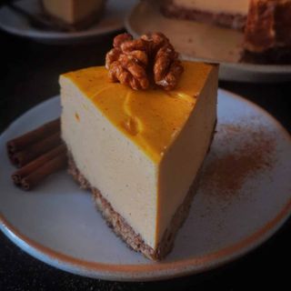 Печен чийзкейк с тиква