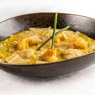 Ризото Миланезе със скариди
