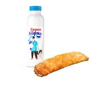 Пура със сирене + Верея Айрян 0.480мл.