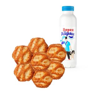 Мини Форнетти с топено сирене 200г. + Верея Айрян 0.480мл.