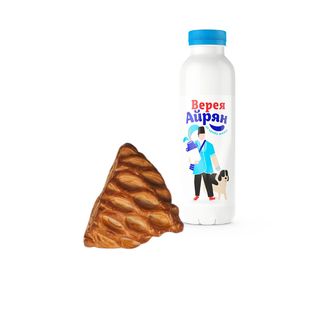 L Форнетти с пица + Верея Айрян 0.480 мл.