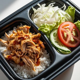 Порция Ориз с Пилешко месо (600гр.)