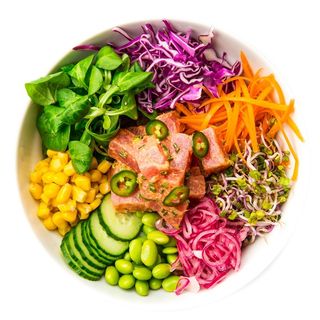 Поке бол с Пушена сьомга