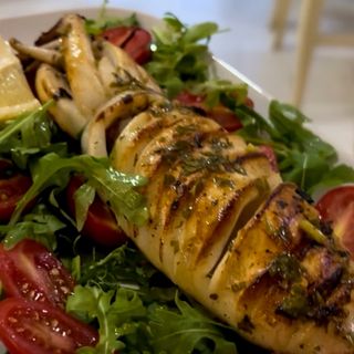 Калмар със сос Верде