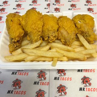 Порция крила с картофи 