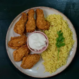 Панирани крилца с ориз