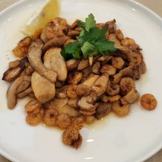 Скариди с манатарки в масло