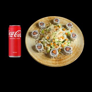 Coca Cola Combo Box Суши Цезар Пушена Сьомга 300гр