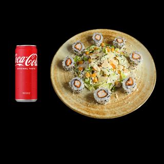 Coca Cola Combo BOX Суши Цезар Криспи Пиле 300гр