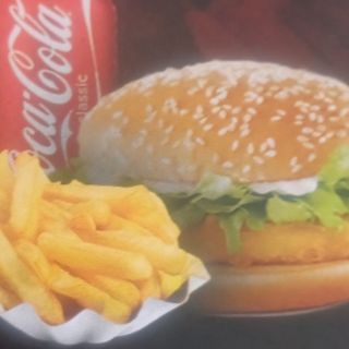 Пилешки бургер меню