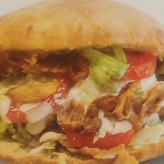 Дюнер в домашна питка