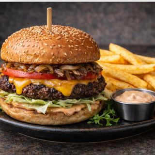 Телешки Блек Ангъс бургер