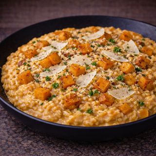 Крем ризото с тиква