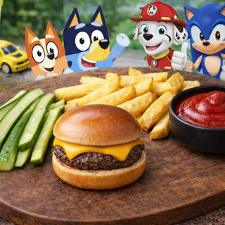 Детско меню бургер ,,Искам в макдоналдс''