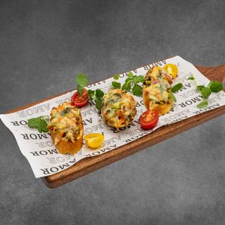 Запечени брускети