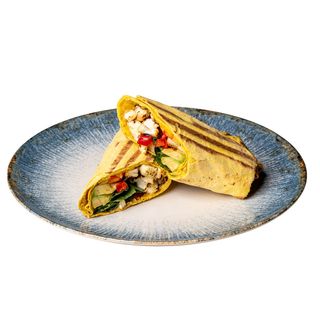 Рап с печен карфиол и хумус