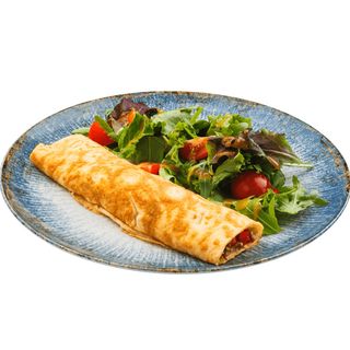 Омлет с гъби и фермерско сирене